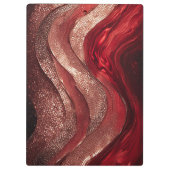 Elegante Abstracte Schildering Klembord (Achterkant)