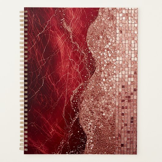 Elegante Abstracte Schildering Planner (Voorkant)