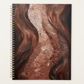 Elegante Abstracte Schildering Planner (Voorkant)