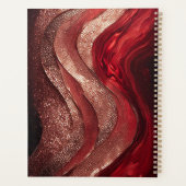 Elegante Abstracte Schildering Planner (Achterkant)