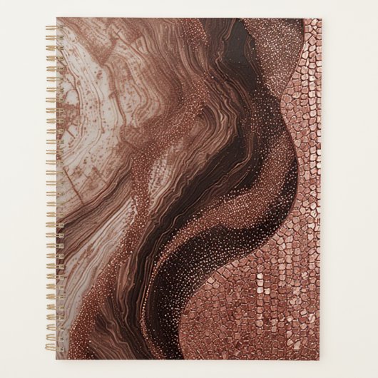 Elegante Abstracte Schildering Planner (Voorkant)