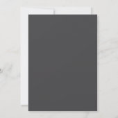 Elegante Abstracte Schildering Trouw Uitnodiging – (Achterkant)
