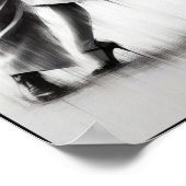 Elegante Abstracte swingdans Poster (Hoek)