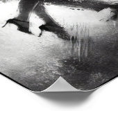 Elegante Abstracte swingdans Poster (Hoek)
