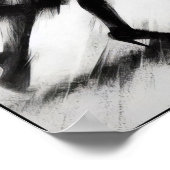 Elegante Abstracte swingdans Poster (Hoek)