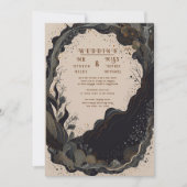 Elegante abstracte uitnodigingsontwerp kaart (Voorkant)