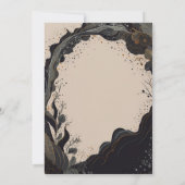 Elegante abstracte uitnodigingsontwerp kaart (Achterkant)