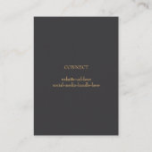 Elegante Abstracte varens aangepaste sieraden disp Visitekaartje (Achterkant)