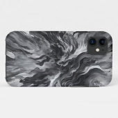 Elegante Abstracte vlam en rook Case-Mate iPhone Case (Achterkant (horizontaal))