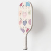 Elegante Abstracte Woman Line Art Pickleball Paddl Pickleball Paddle (Links)