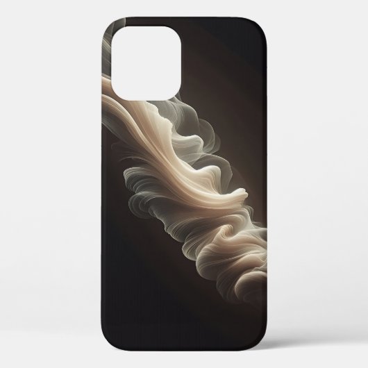 Elegante Abstracte Zijde Flow Hoesje - Minimalisti (Achterkant)