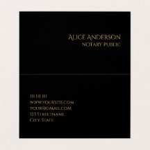 Elegante Abstracte Zwarte Professionele Twee-voudi