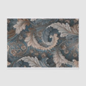 Elegante Acanthus Leaf Tea/Taupe Barok Decoupage Tissuepapier (Voorkant)