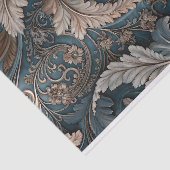 Elegante Acanthus Leaf Tea/Taupe Barok Decoupage Tissuepapier (Detail)