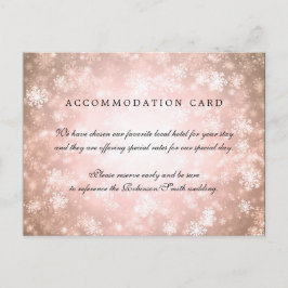 Elegante accommodatie Copper Winter Wonderland Briefkaart