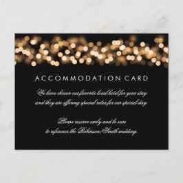 Elegante accommodatie Gold Hollywood Glam Briefkaart