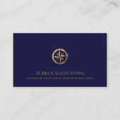 Elegante accountant Visitekaartjes (Voorkant)