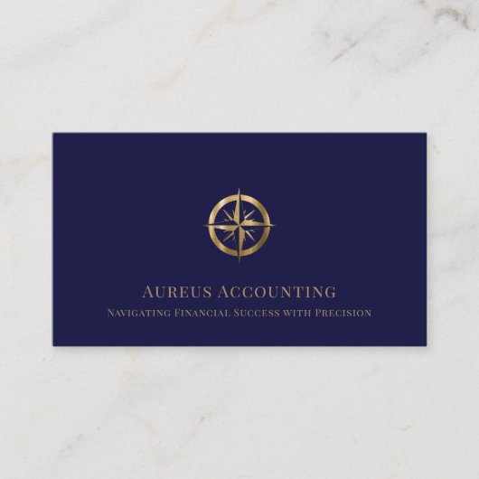 Elegante accountant Visitekaartjes (Voorkant)
