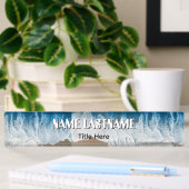 Elegante achtergrond aangepaste naam naambordje