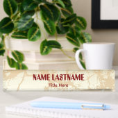 Elegante achtergrond aangepaste naam naambordje