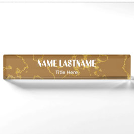 Elegante achtergrond aangepaste naam naambordje