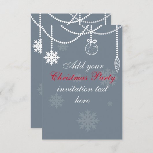 Elegante achtergrond voor de uitnodiging van het k (Voorkant / Achterkant)