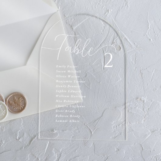 Elegante Acryl Trouwstoel Grafiek Kaarten