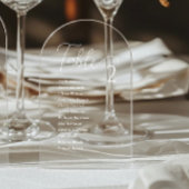 Elegante Acryl Trouwstoel Grafiek Kaarten