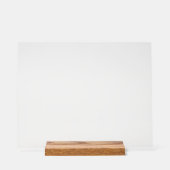 Elegante Acryl Wedding Favorieten Teken Acryl Bord (Voorkant)