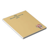 Elegante administratieve professionalsdag in goud notitieblok (Schuin)