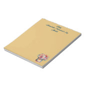 Elegante administratieve professionalsdag in goud notitieblok (Linkerzijde)