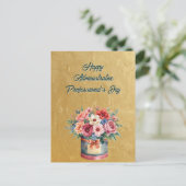Elegante Administrative Professionals Day in goud Briefkaart (Staand voorkant)