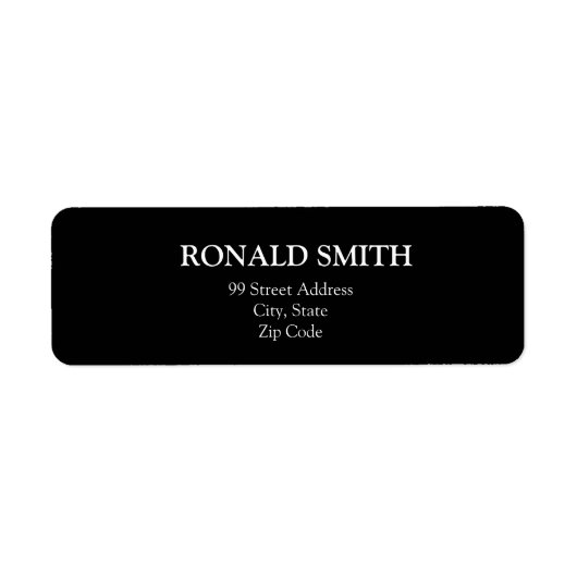 Elegante Adresetiketten Etiket (Voorkant)