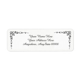 Elegante Adresetiketten Etiket