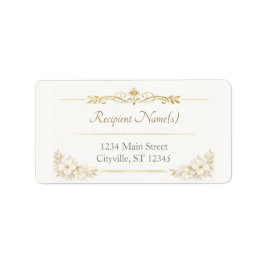 Elegante adreslabels – gepersonaliseerde post etiket