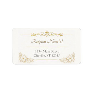 Elegante adreslabels – gepersonaliseerde post etiket