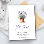 Elegante adreswijziging | Verhuisbericht Briefkaart