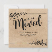 elegante Adreswijziging we zijn verhuisd Aankondiging (Voorkant)