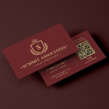 Elegante advocaat juridisch adviseur kroon bordeau