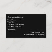 Elegante advocaat Visitekaartjes (Achterkant)