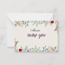 Elegante afdrukbare dank u