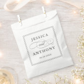 Elegante Affaire Bruiloft of Verlovingsfeest Bedankzakje (Geknipt)