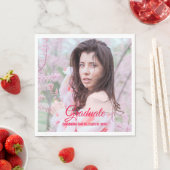 Elegante afgestudeerde aangepaste foto servet (Insitu)