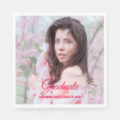 Elegante afgestudeerde aangepaste foto servet (Voorkant)