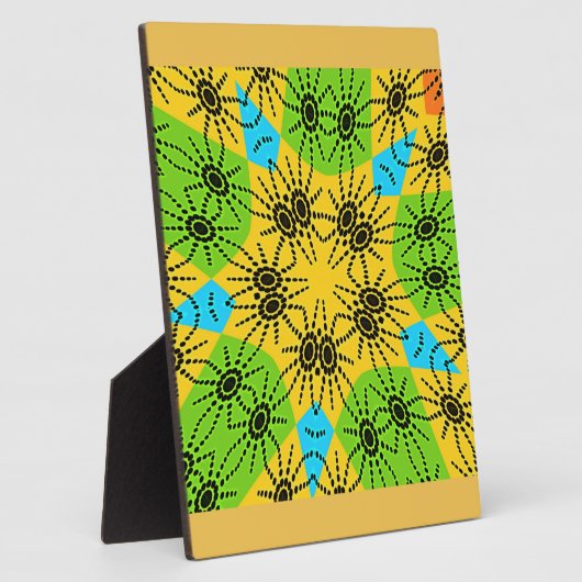 Elegante Afrikaanse Spider Motief vector art print Fotoplaat (Zijkant)