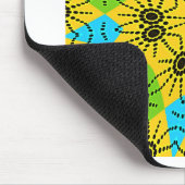 Elegante Afrikaanse Spider Motief vector art print Muismat (Hoek)