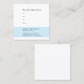 Elegante Afspraak Herinnering Ziekenhuis Dokter To Afsprakenkaartje (Voorkant / Achterkant)