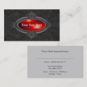 Elegante Afspraak Sjabloon Afsprakenkaartje (Voorkant / Achterkant)