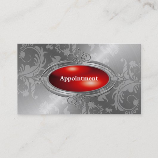 Elegante Afspraak Sjabloon Afsprakenkaartje (Voorkant)