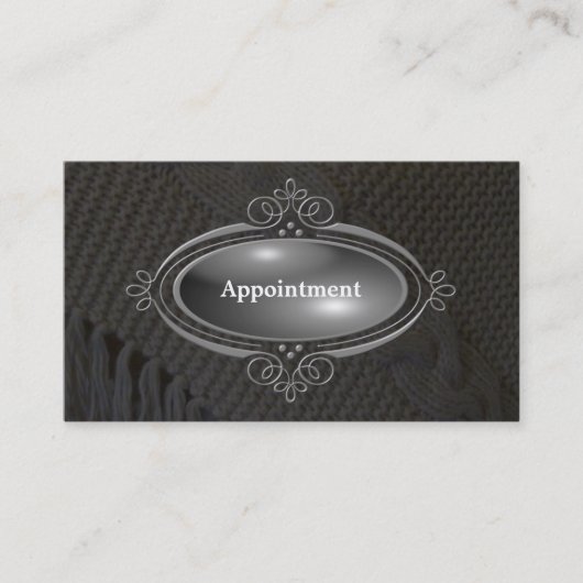 Elegante Afspraak Sjabloon Afsprakenkaartje (Voorkant)